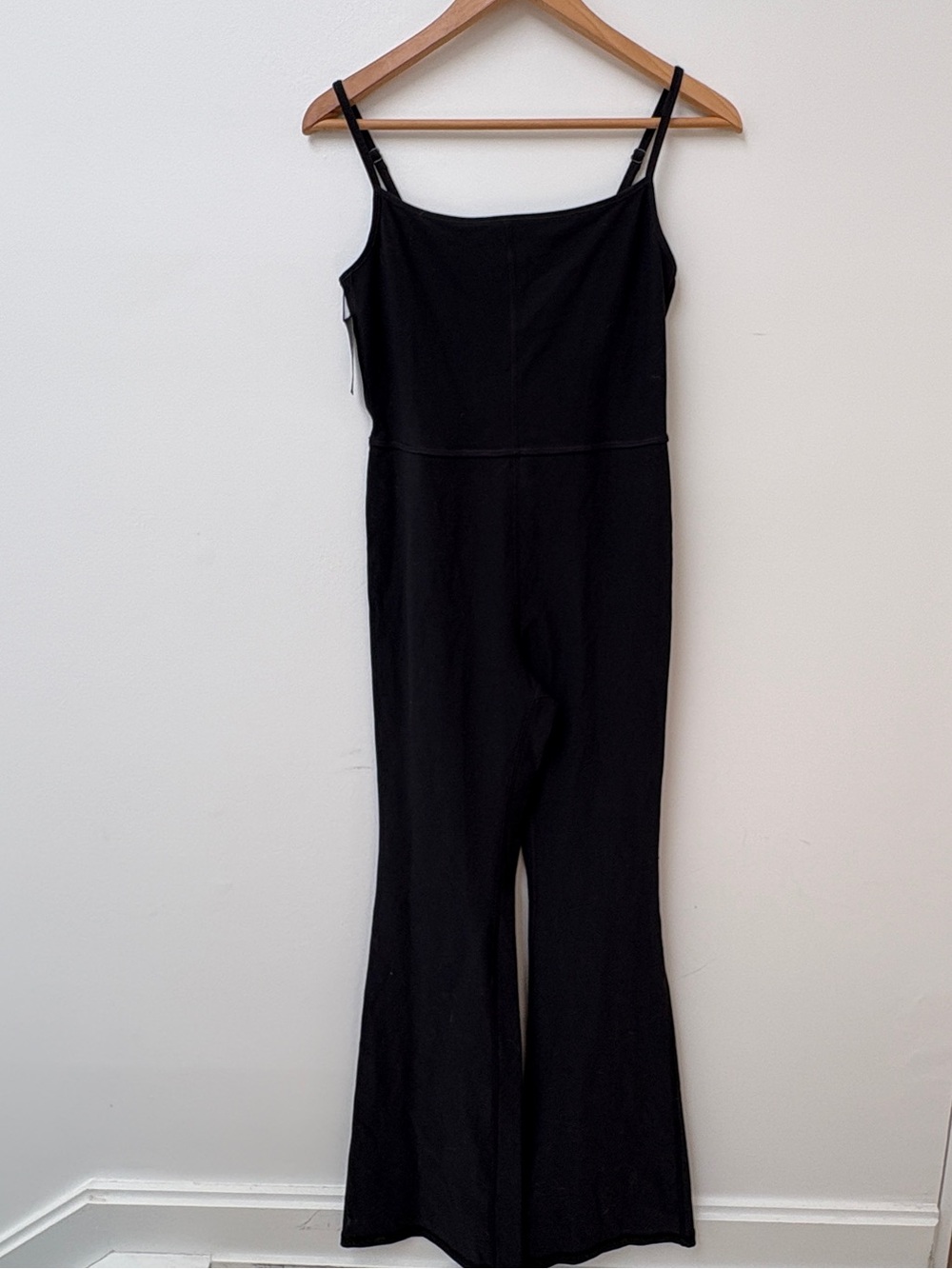 Wilfred Black Spaghetti-Strap Jumpsuit